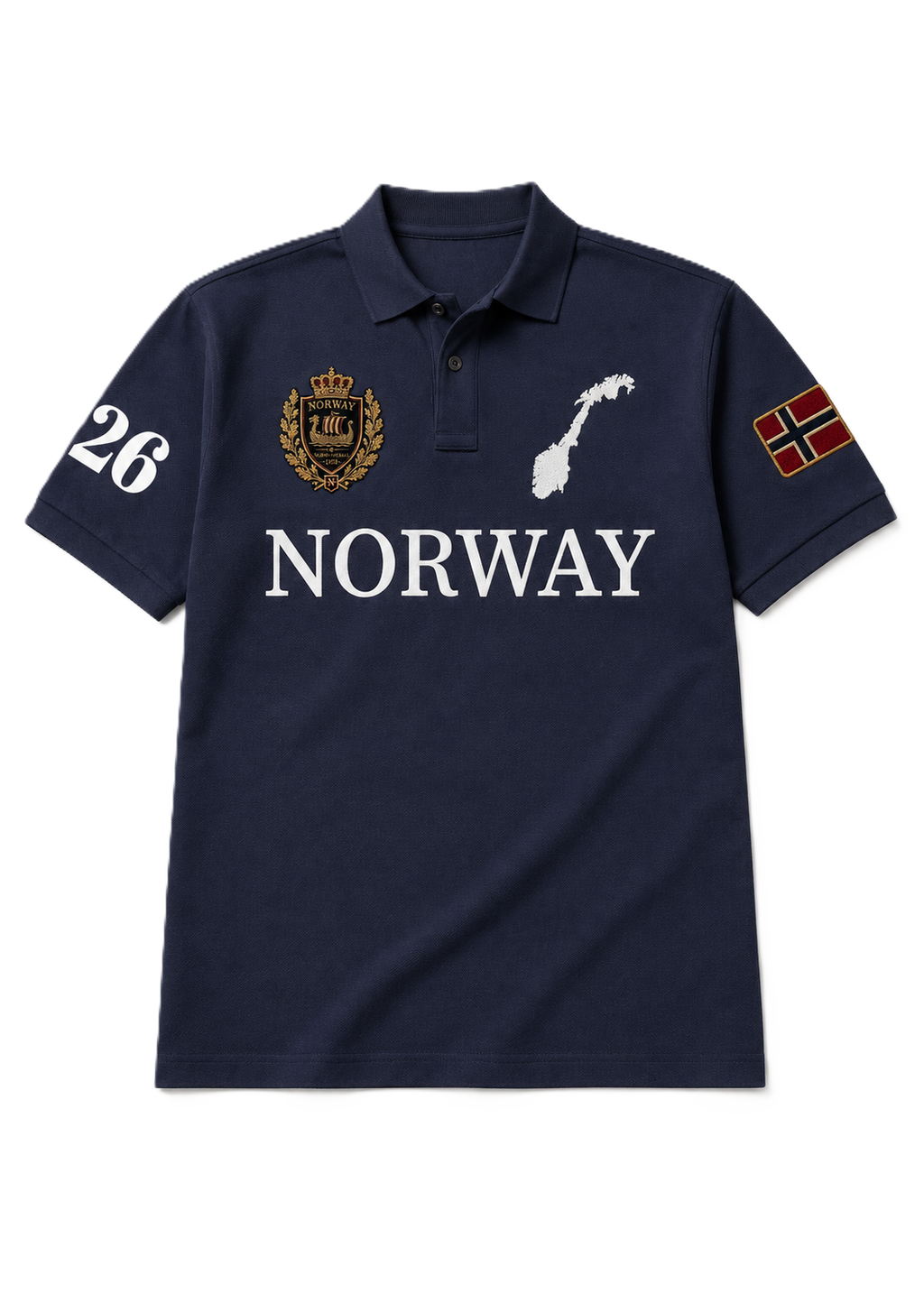 Norway Heritage Polo — Navy