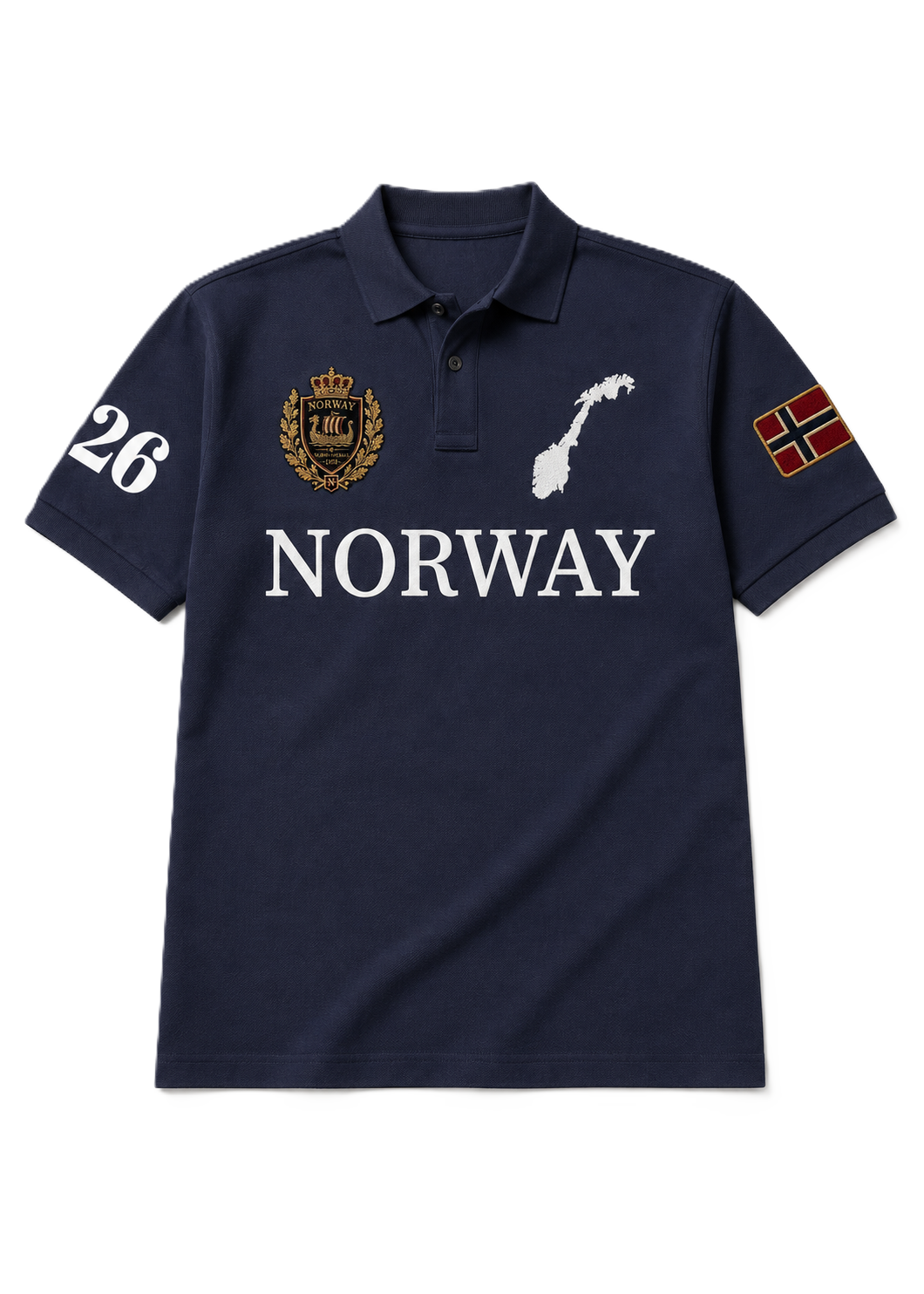 Norway Heritage Polo — Navy
