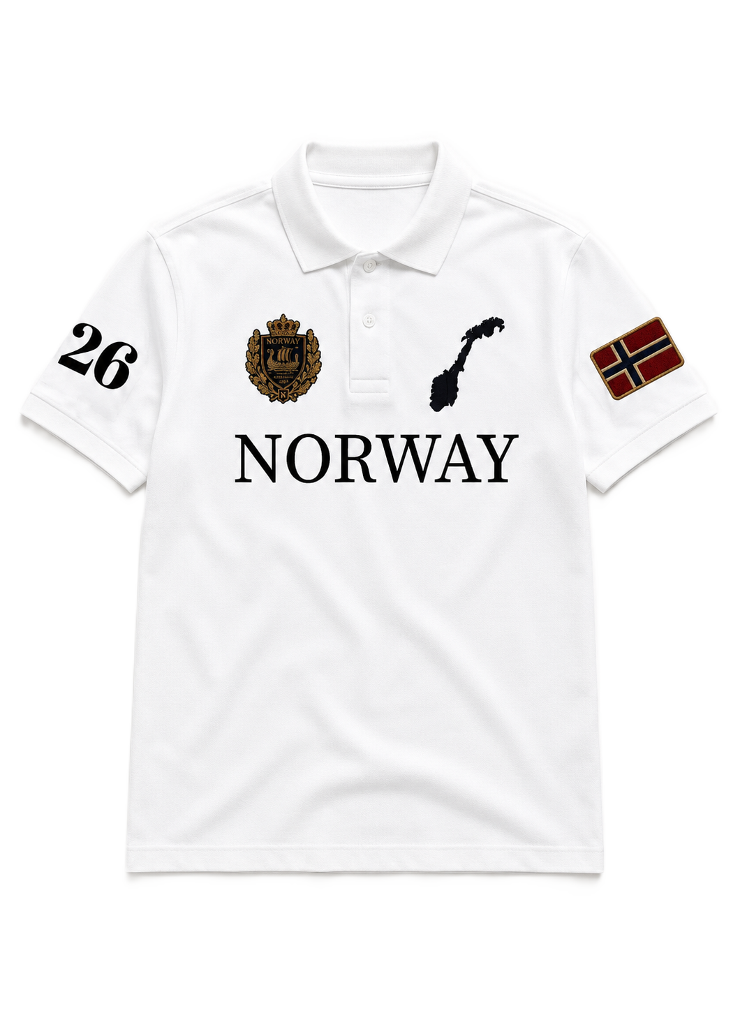 Norway Heritage Polo — White
